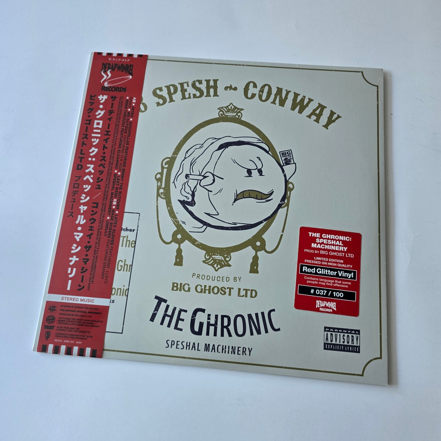 38 SPESH X CONWAY - THE GHRONIC: SPESHAL MACHINERY (SEALED) LIMITED EDITION RED OBI VINYL -NEW!-