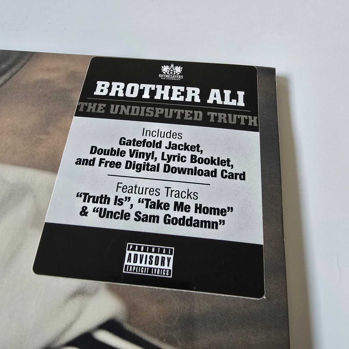 BROTHER ALI - THE UNDISPUTED TRUTH (SEALED) VINYL -NEW!-