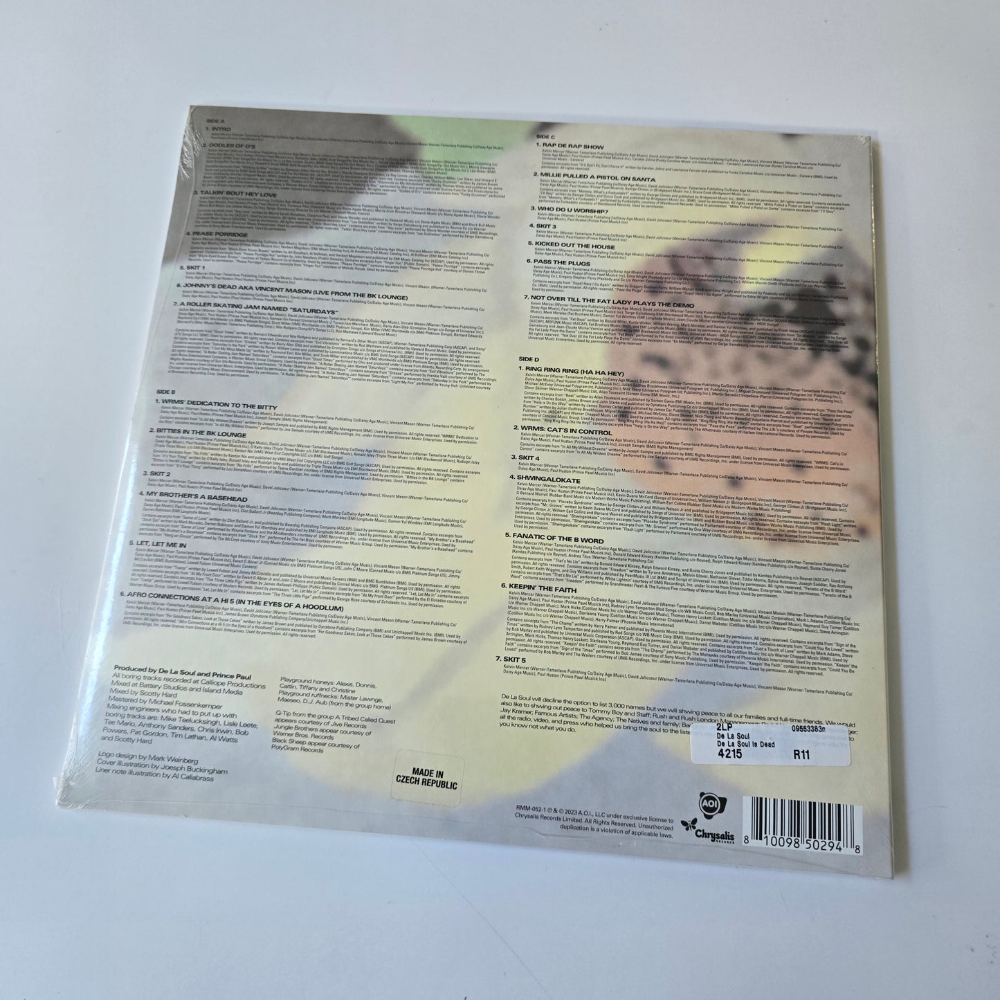 DE LA SOUL - DE LA SOUL IS DEAD (SEALED) VINYL -NEW!-