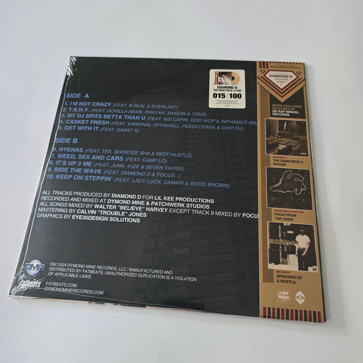 DIAMOND D - THE DIAM PIECE 3: DUO (SEALED) LIMITED EDITION VINYL -NEW!-