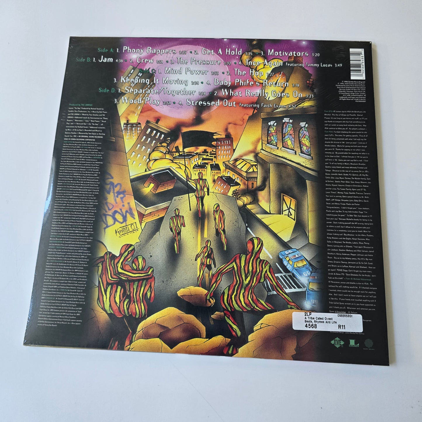 A TRIBE CALLED QUEST - BEATS, RHYMES AND LIFE (SEALED) VINYL -NEW!-