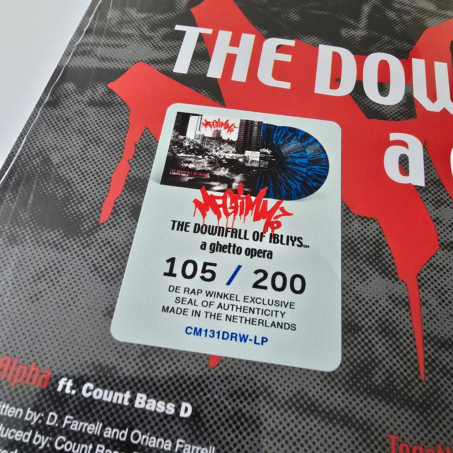 MF GRIMM - THE DOWNFALL OF IBLIYS: A GHETTO OPERA LIMITED EDITION VINYL -NEW!-