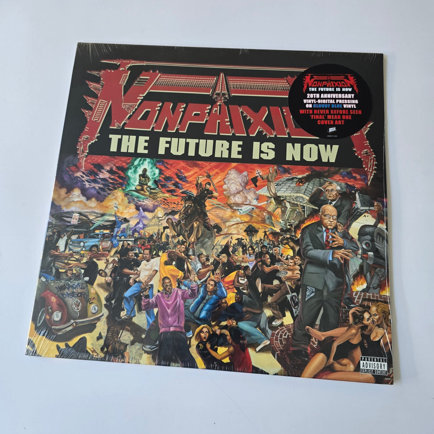 NON PHIXION - THE FUTURE IS NOW, CLOUDY BLUE COLORED VINYL (SEALED) 2X VINYL -NEW!-