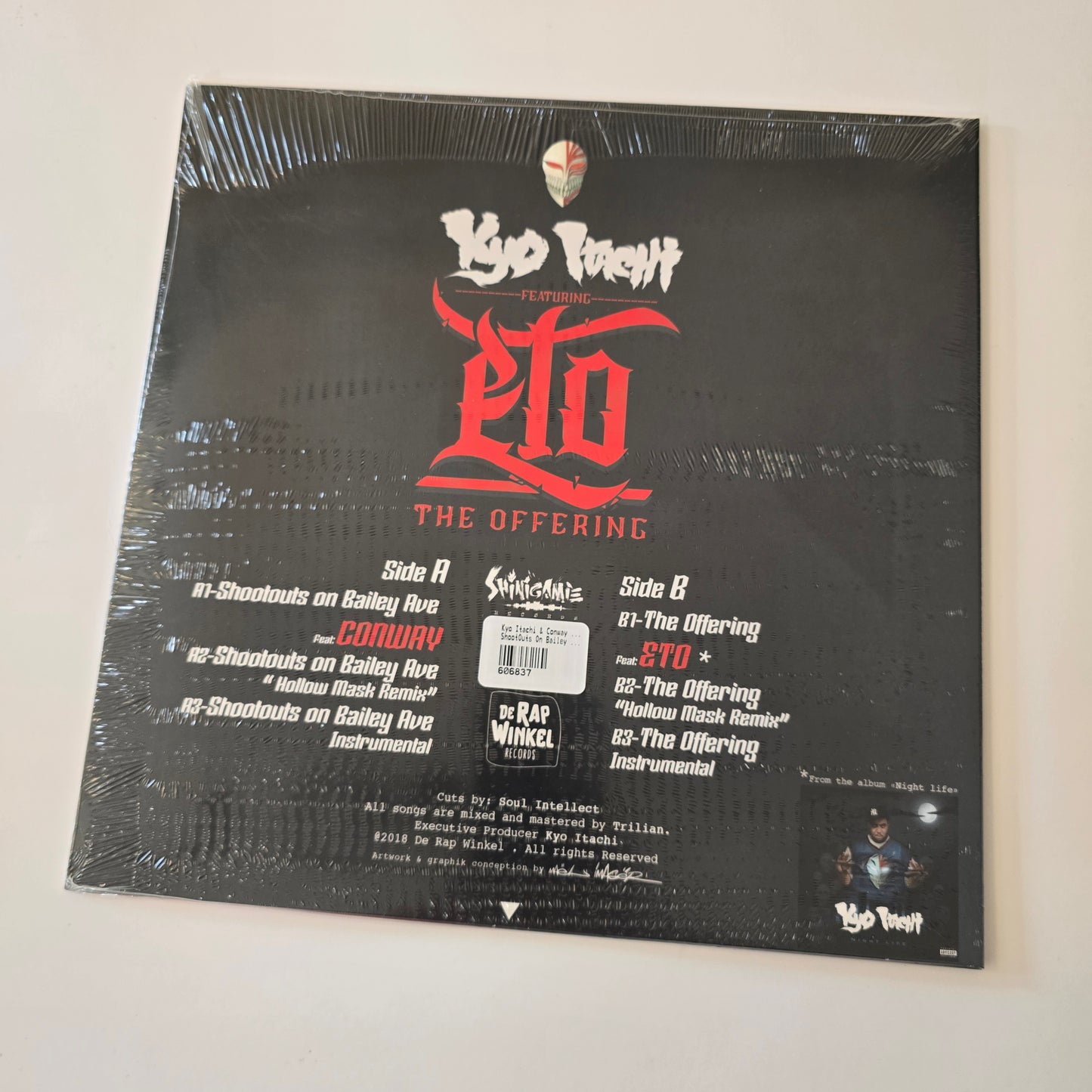 KYO ITACHI FT. CONWAY - SHOOTOUTS ON BAILEY AVE (SEALED) RED VINYL -NEW!-