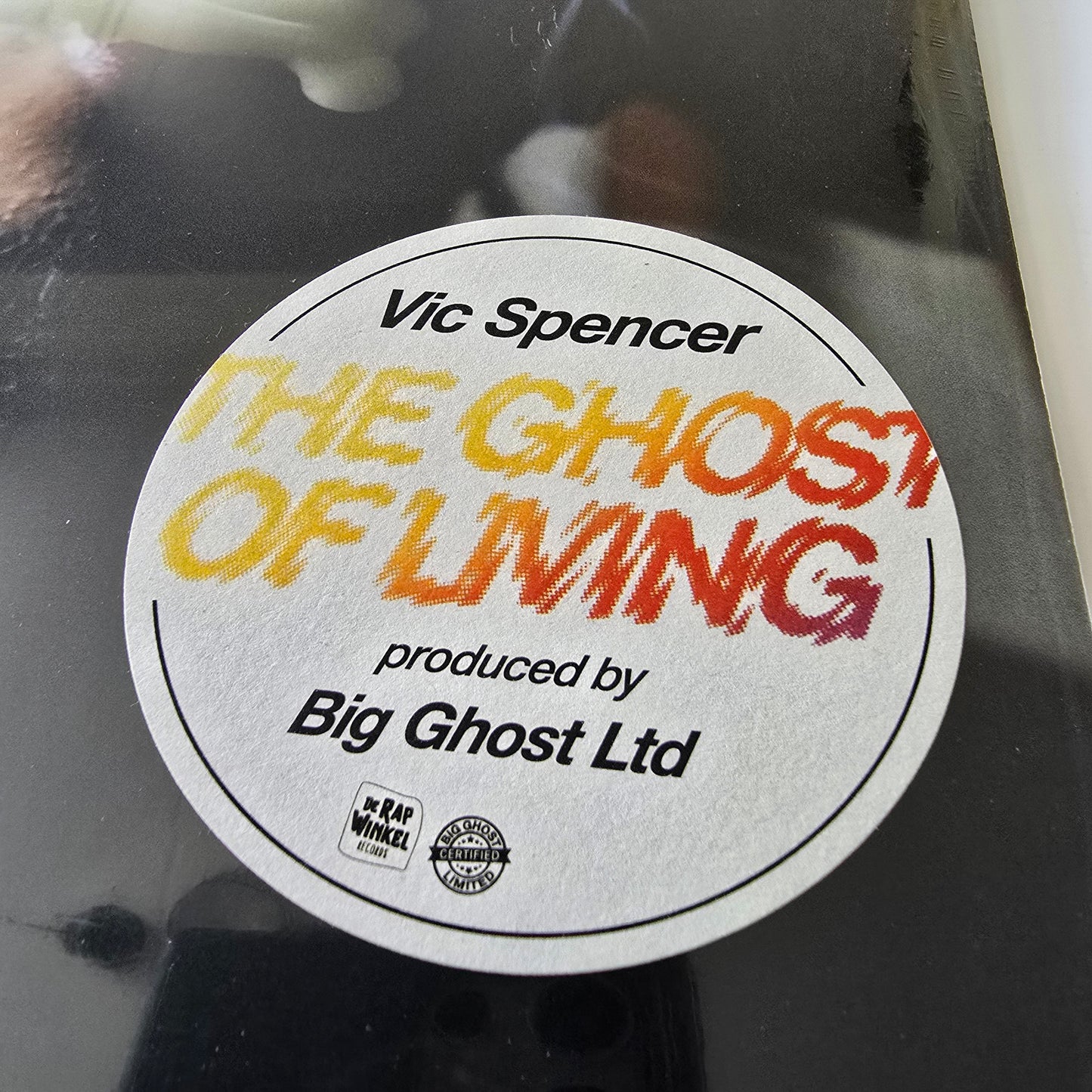 VIC SPENCER X BIG GHOST LTD - THE GHOST OF THE LIVING (SEALED) COLOR OBI SPLATTER VINYL -NEW!-