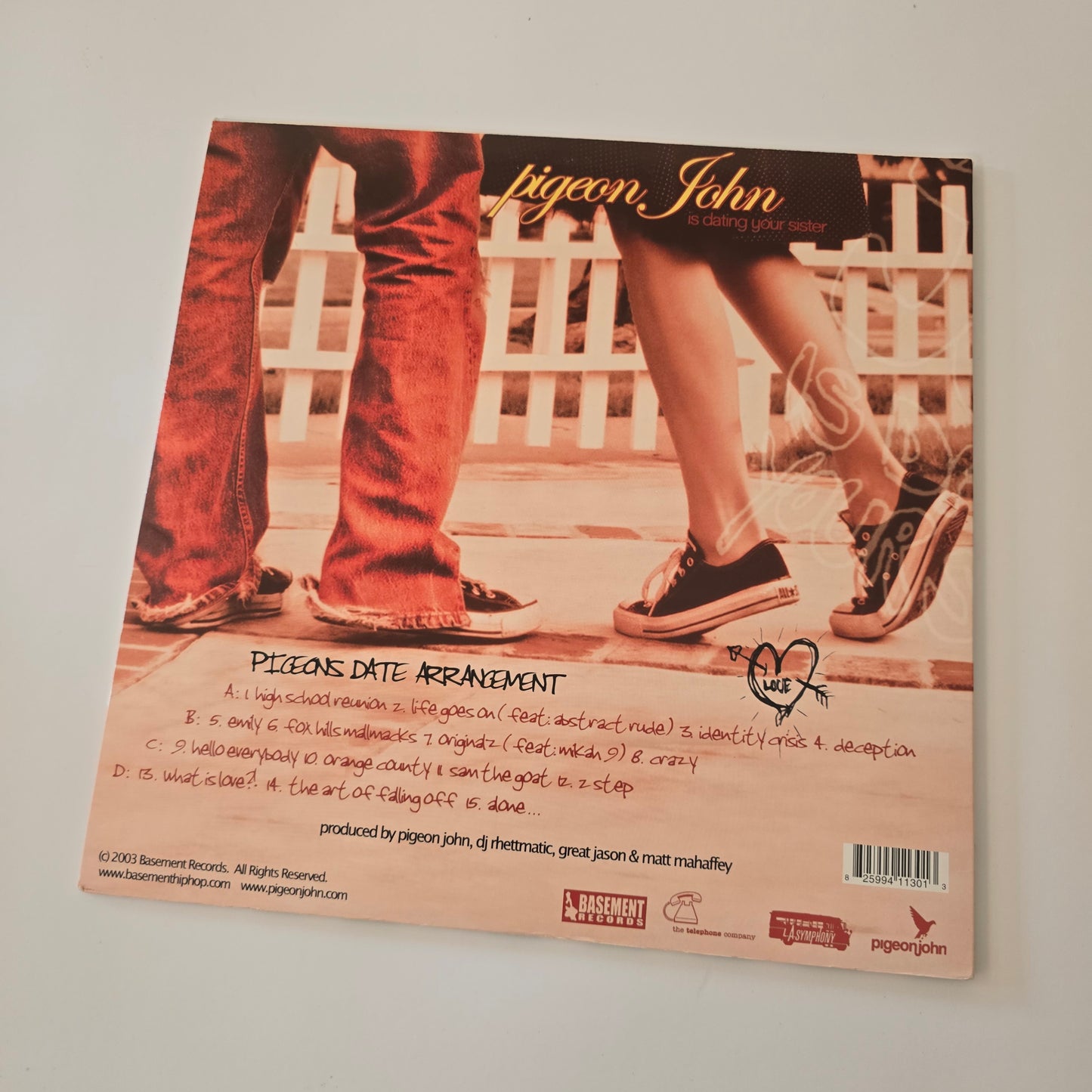 PIGEON JOHN - IS DATING YOUR SISTER VINYL 2XLP -PRE OWNED-