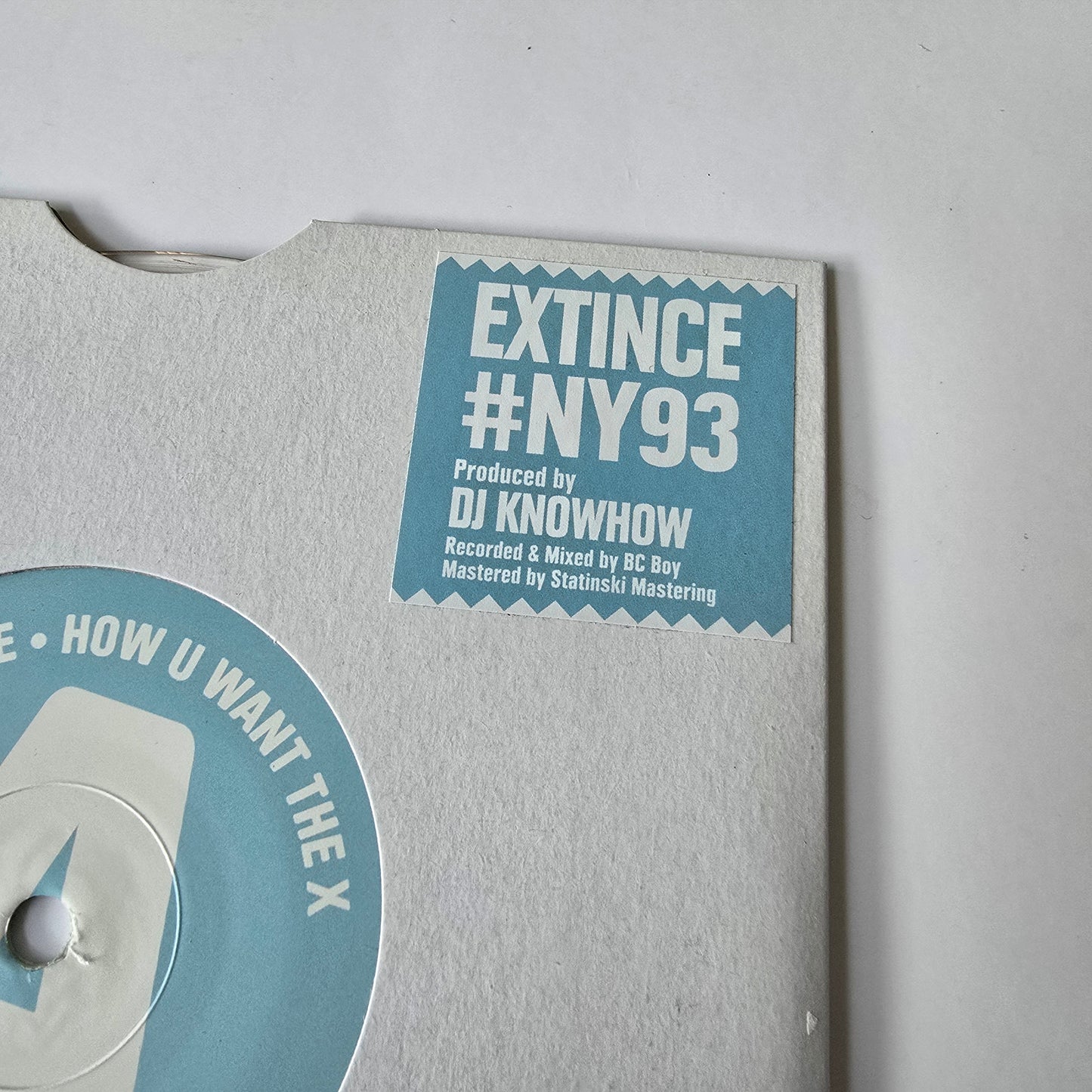 EXTINCE - #NY93 7" VINYL (SIGNED) -NEW!-