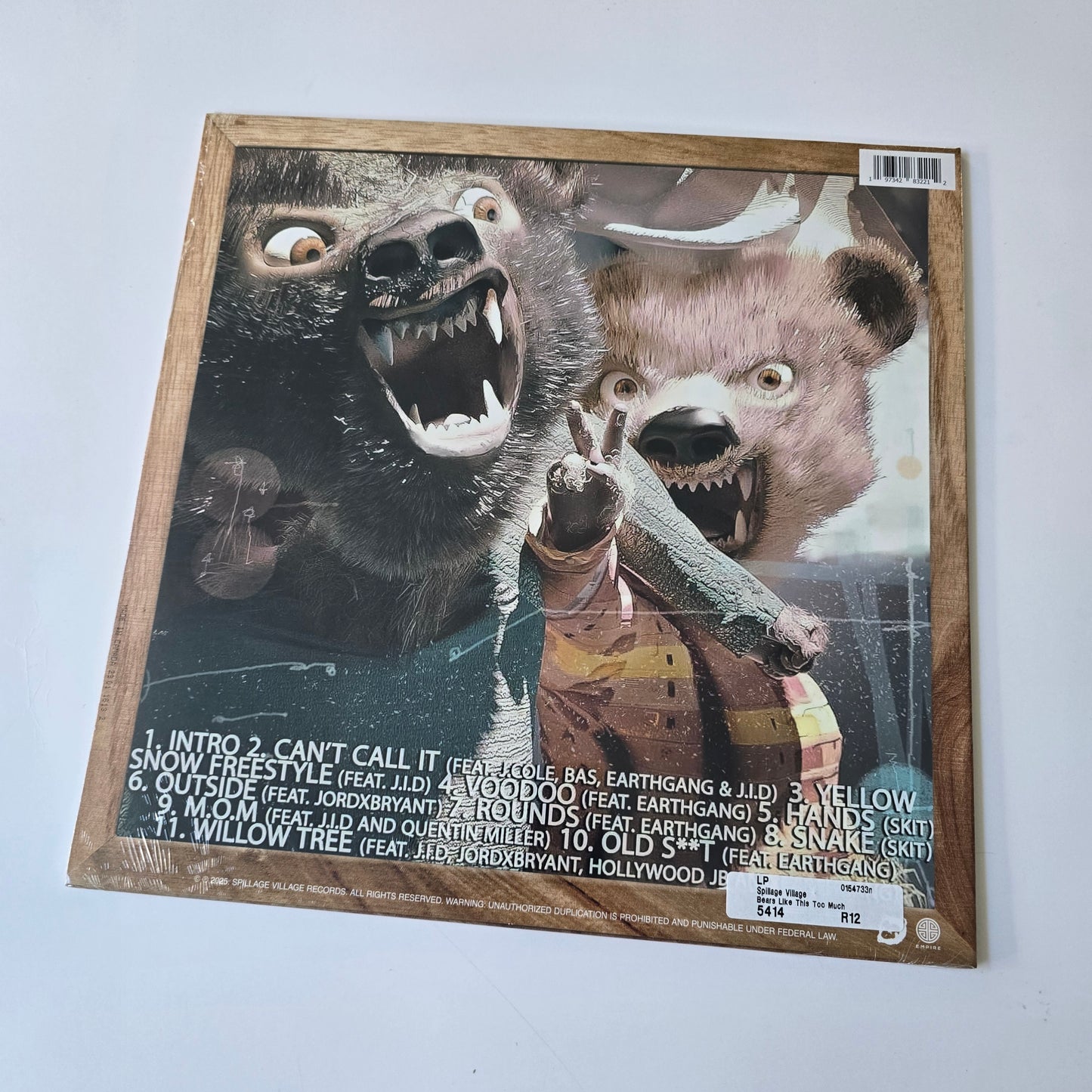 SPILLAGE VILLAGE - BEARS LIKE THIS TOO MUCH RSD25 (SEALED) VINYL -NEW!-