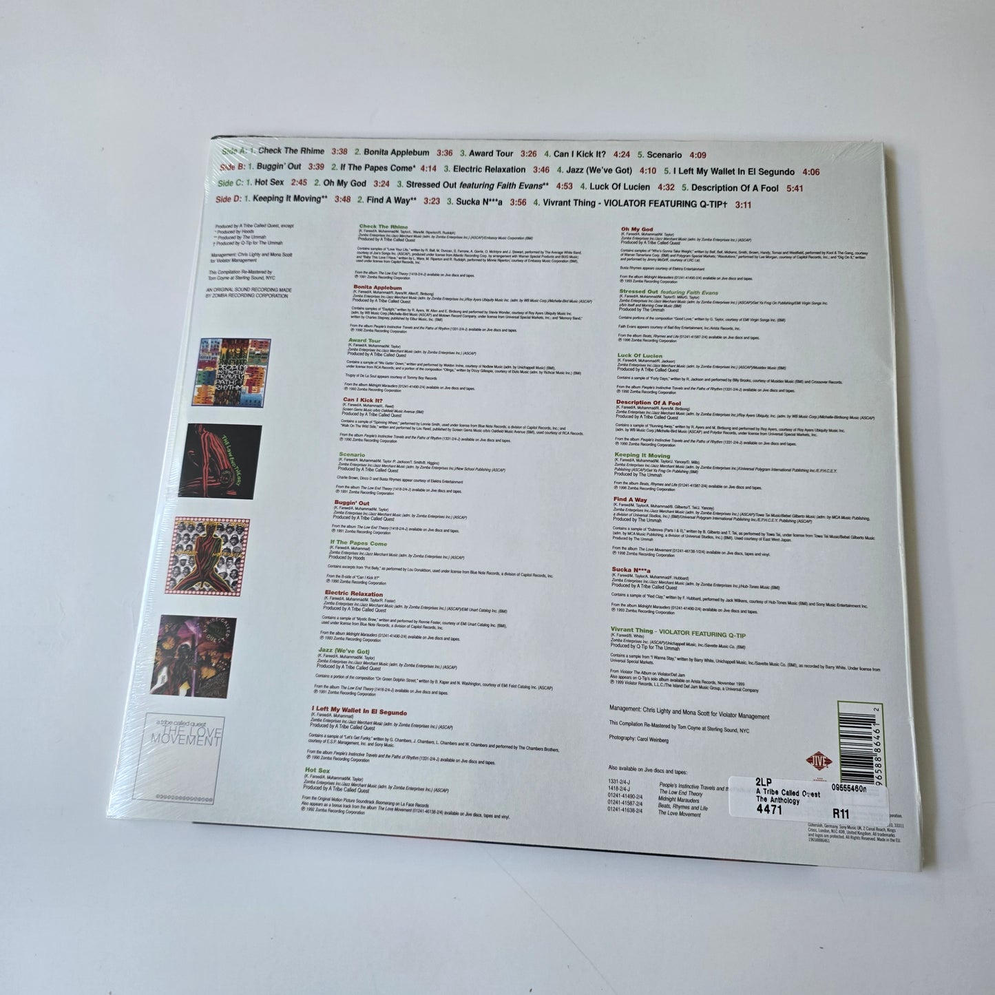 A TRIBE CALLED QUEST - THE ANTHOLOGY (SEALED) VINYL -NEW!-