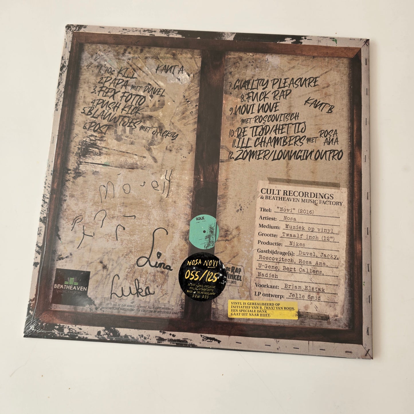 NOSA X NIKES - NOVI (SEALED) LIMITED EDITION VINYL -NEW!-