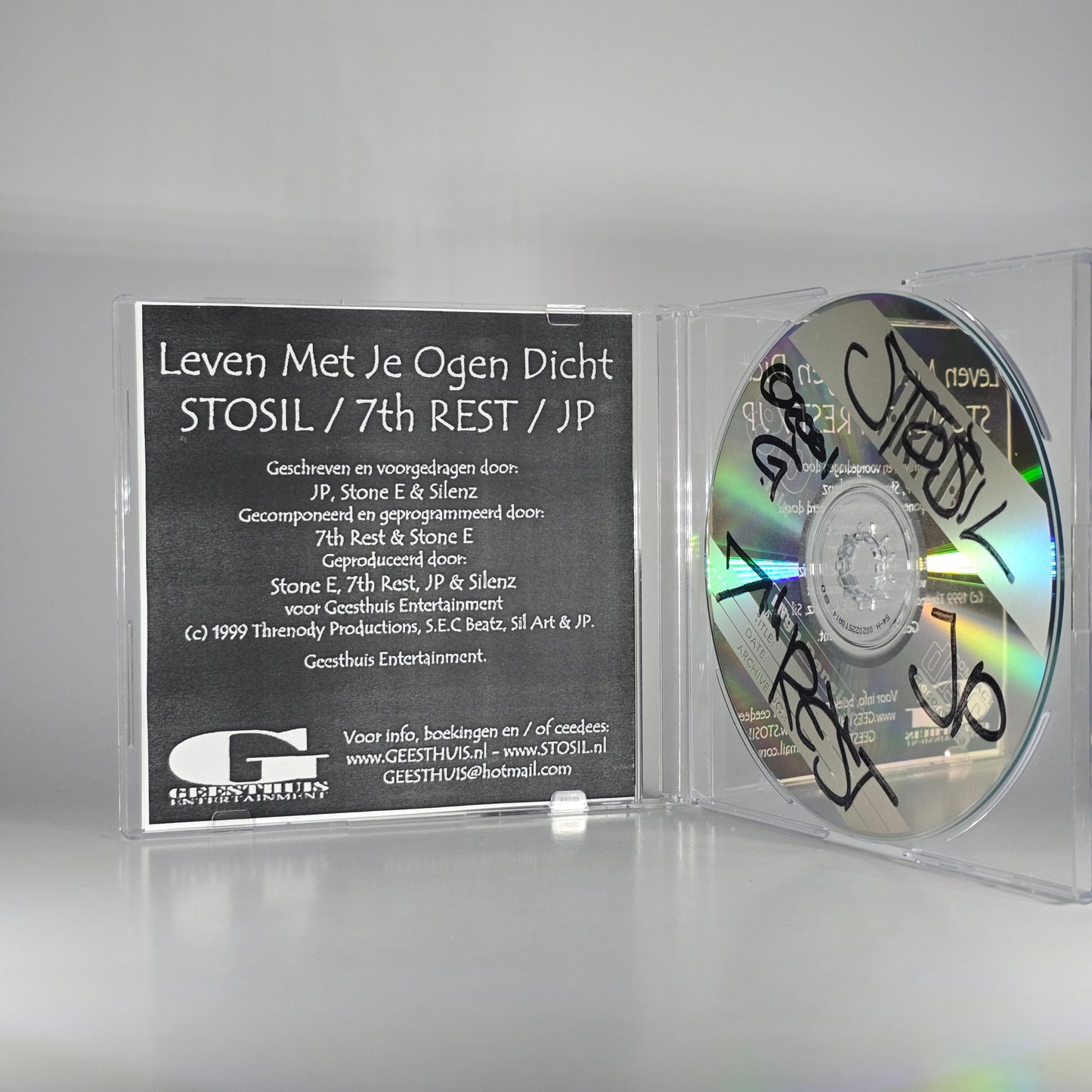 STOSIL X 7TH REST X JP - LEVEN MET JE OGEN DICHT CD
