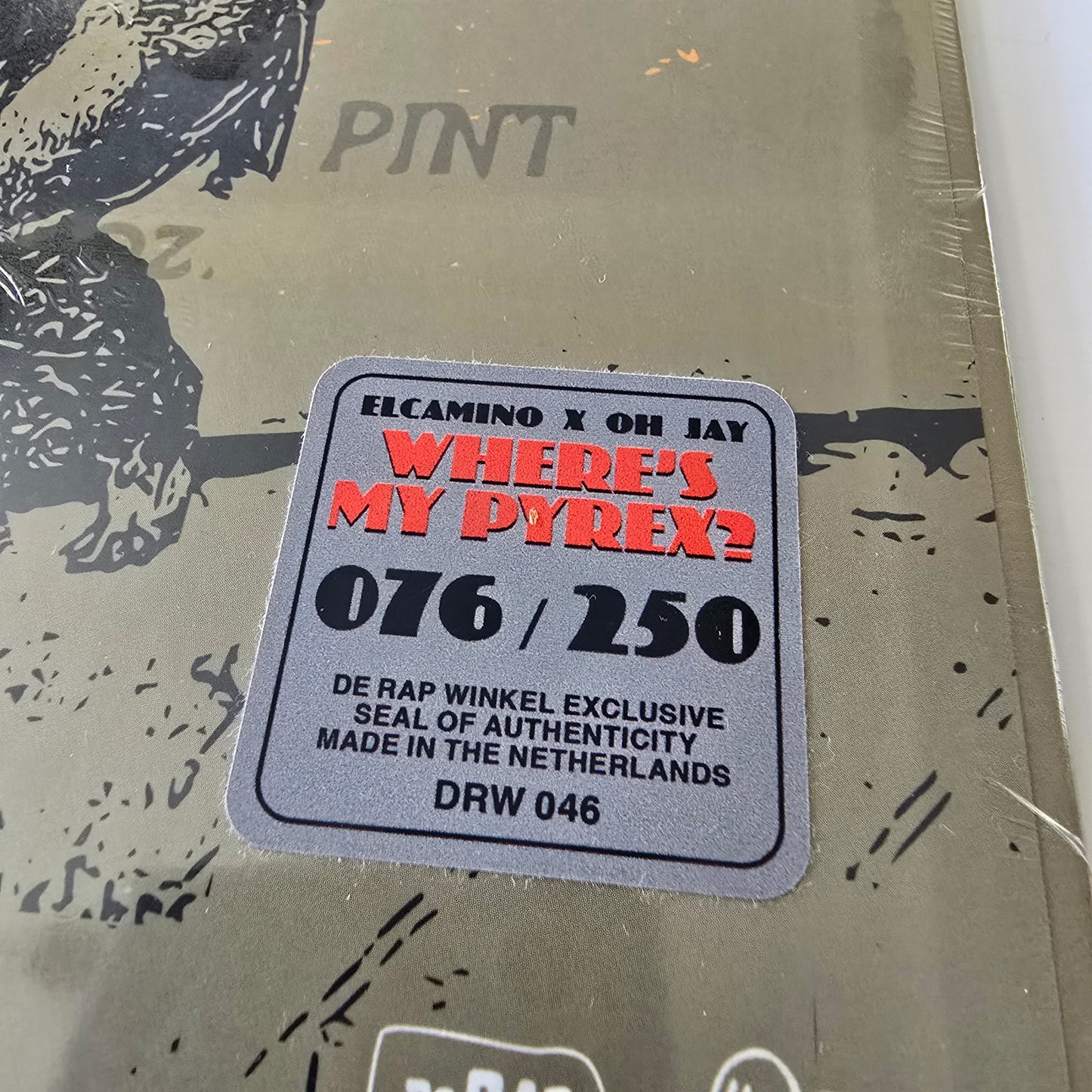 ELCAMINO X OH JAY - WHERE'S MY PYREX (SEALED) LIMITED EDITION VINYL -NEW!-
