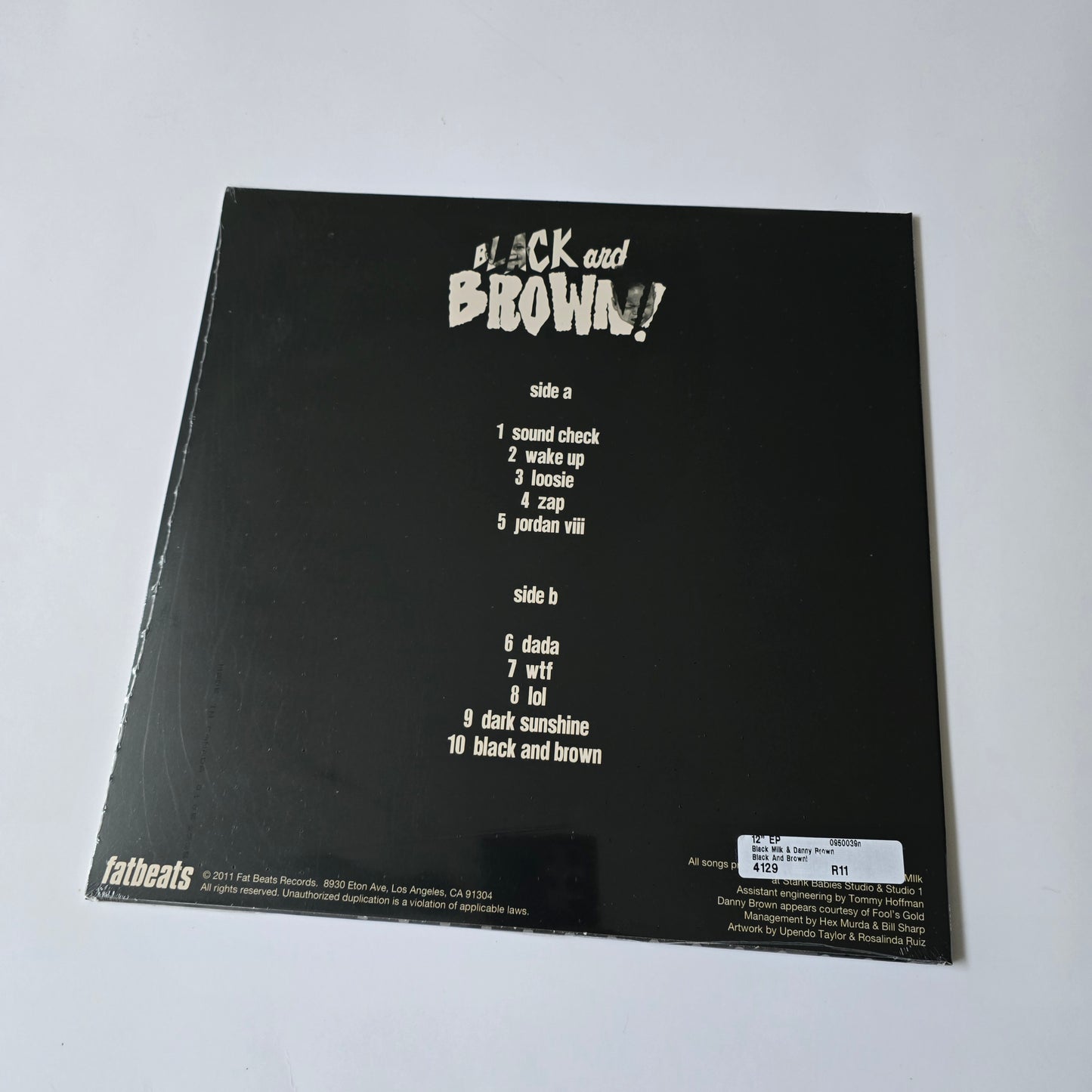 BLACK MILK & DANNY BROWN - BLACK AND BROWN (SEALED) VINYL -NEW!-