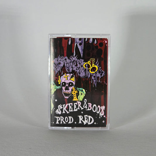 $KEER&amp;BOO$ X RED - BLOOD RED LIMITED EDITION CASSETTE (RED TAPE)