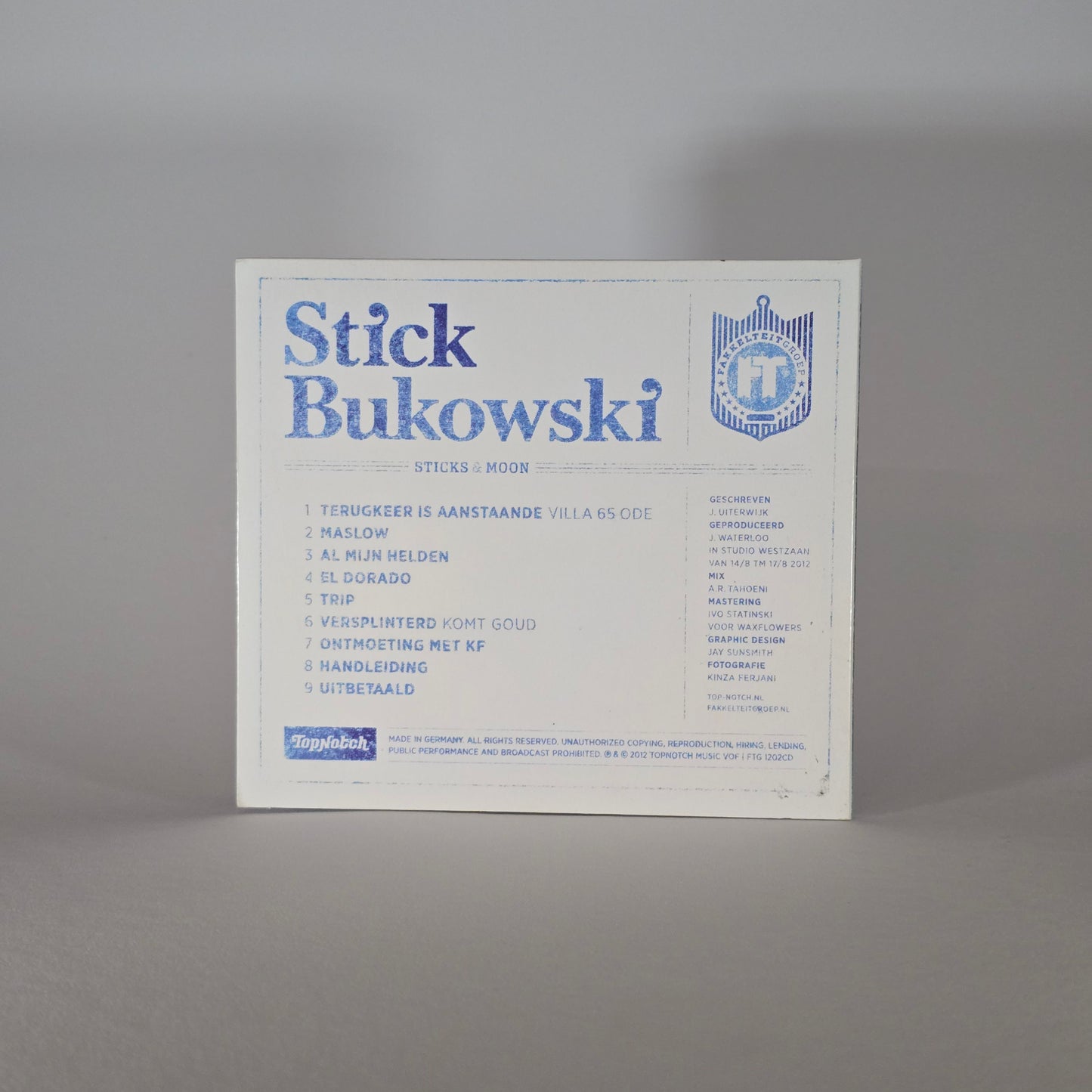 STICKS X MOON - STICK BUKOWSKI LIMITED EDITION CD