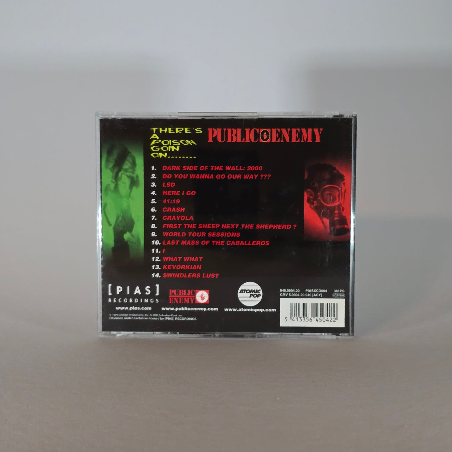 PUBLIC ENEMY - THERE'S A POISON GOING ON CD