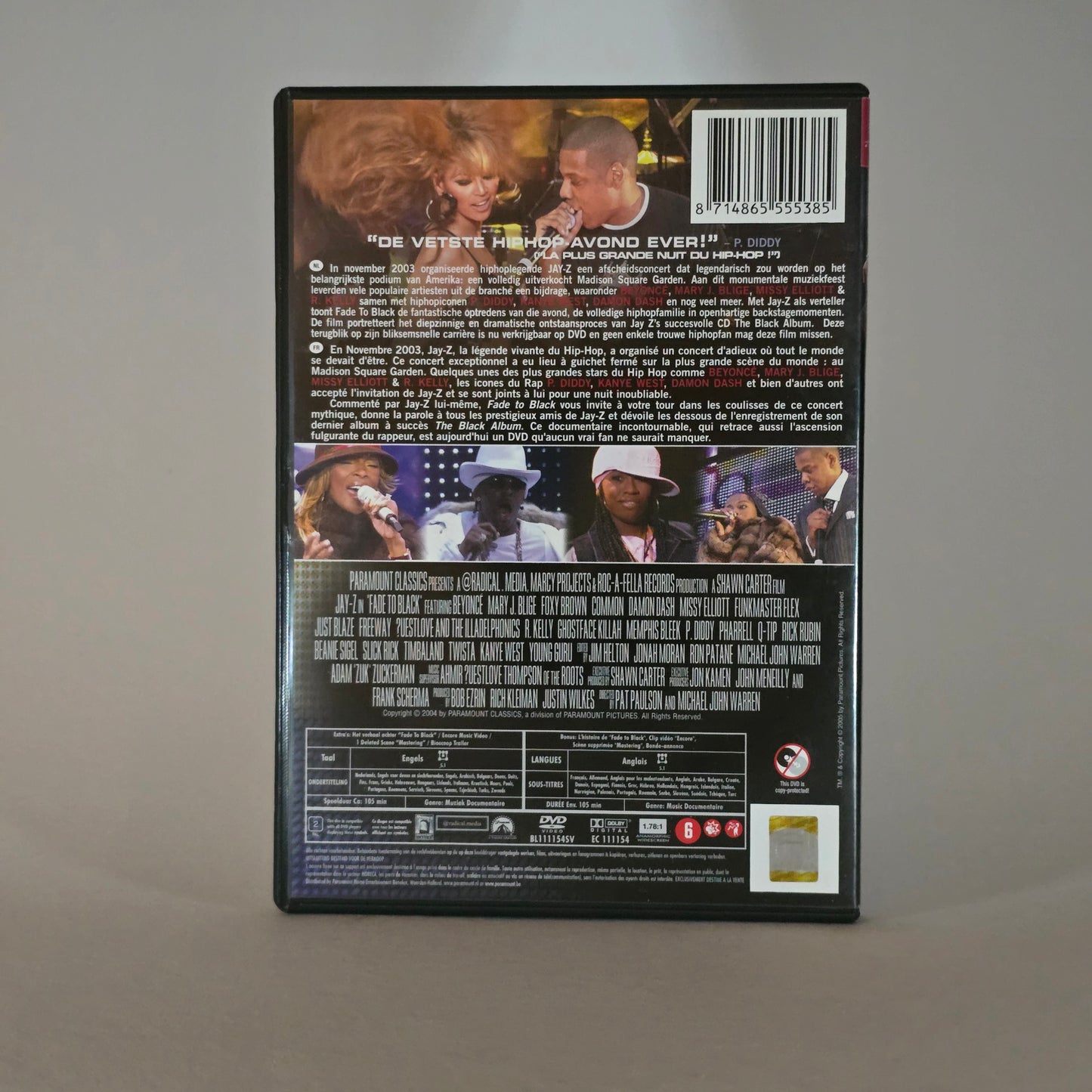 JAY-Z - FADE TO BLACK DVD (PRE-OWNED)