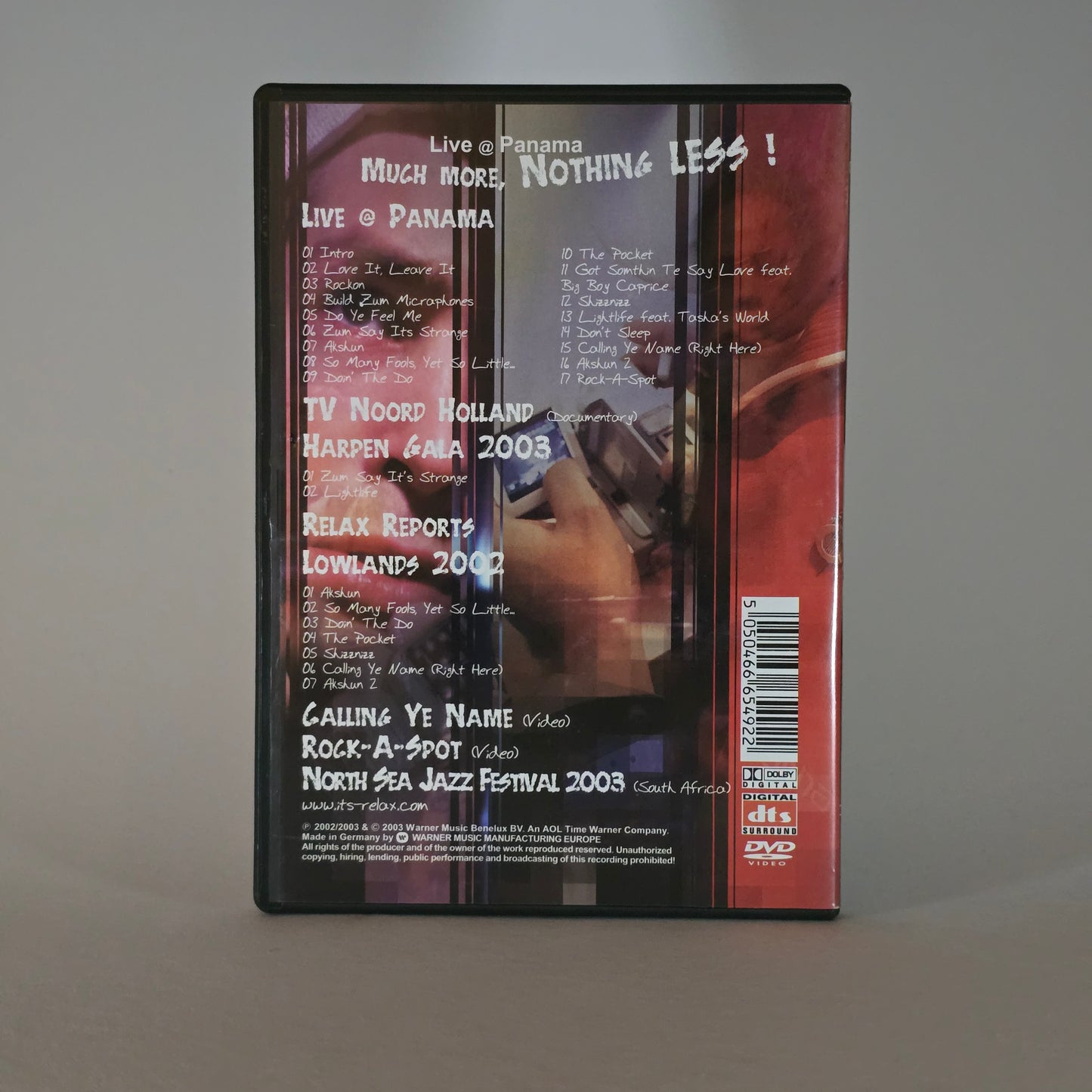 RELAX – LIVE IN PANAMA, VIEL MEHR, NICHTS LEFT DVD (GEBRAUCHT)