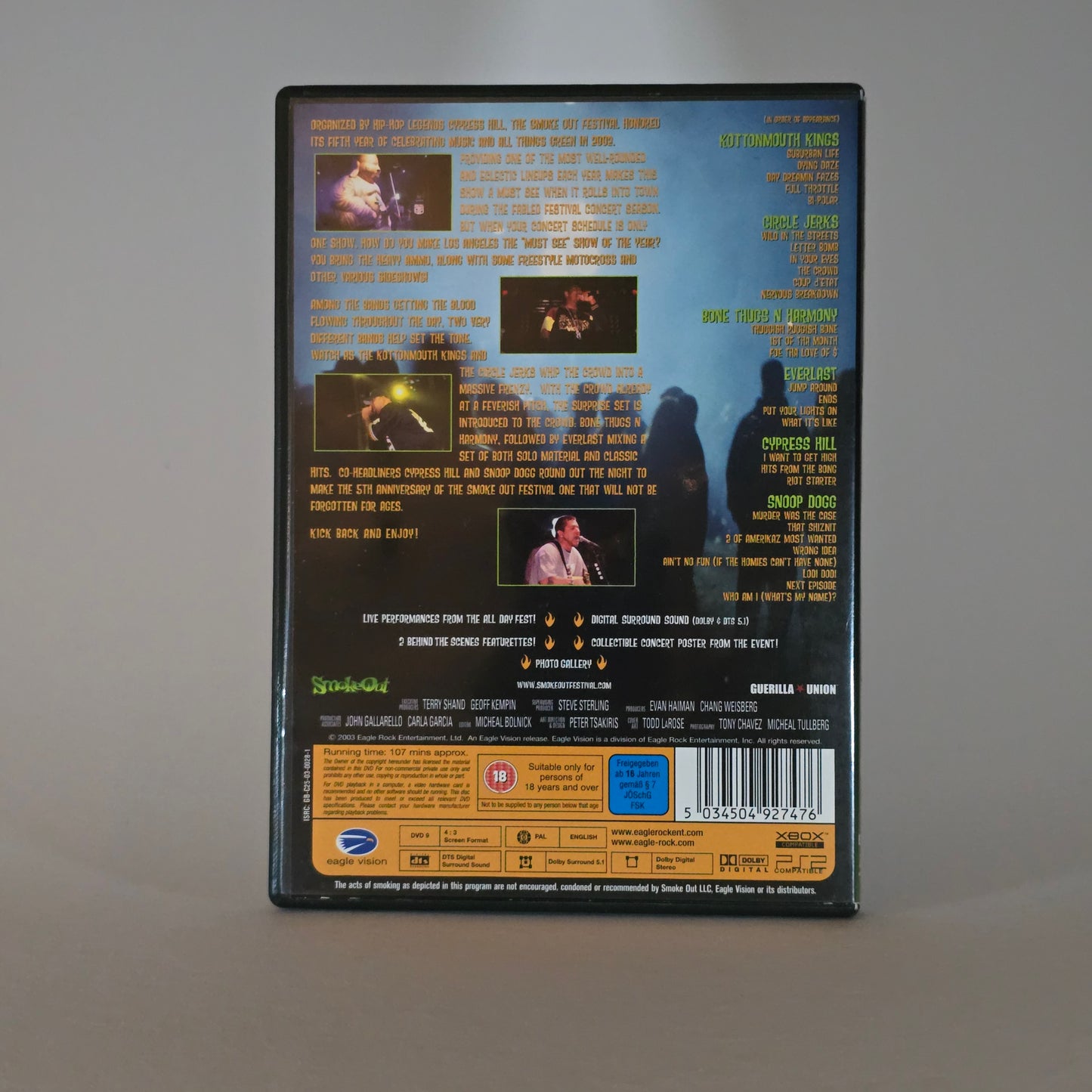 CYPRESS HILL – SMOKE OUT DVD (GEBRAUCHT)