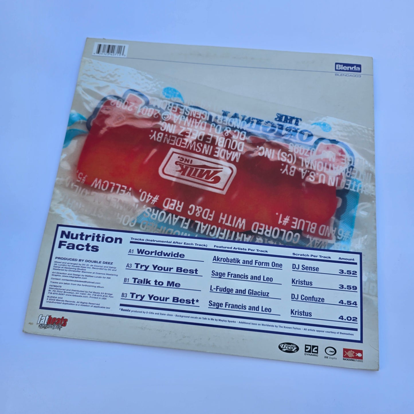 DOUBLE DEEZ - SWEDISH ISH EP 12" VINYL PRE-OWNED