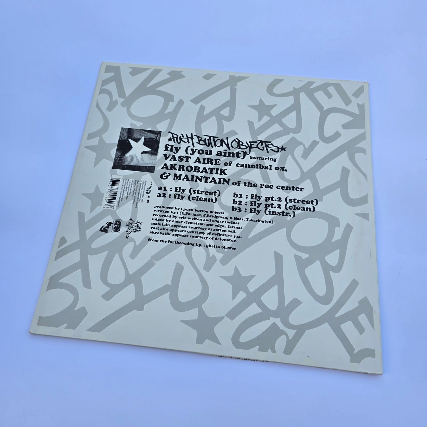 PUSH BUTTON OBJECTS - FLY (YOU AIN'T) 12" VINYL PRE-OWNED
