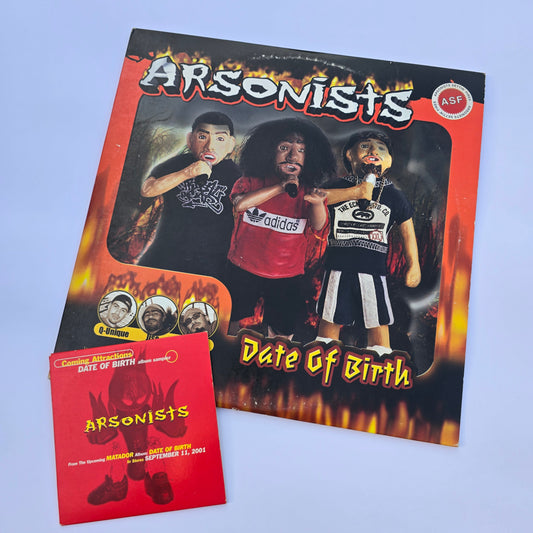 ARSONISTS - DATE OF BIRTH VINYL, 2XVINYL INCL. ALBUM SAMPLER CD