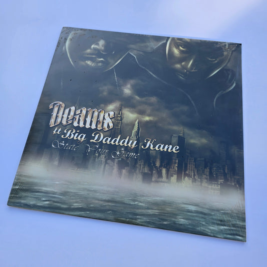 DEAMS FT. BIG DADDY KANE - STATE YOUR GAME 12" (SEALED) VINYL, LIMITED EDITION GOLD COLORED -NIEUW!-