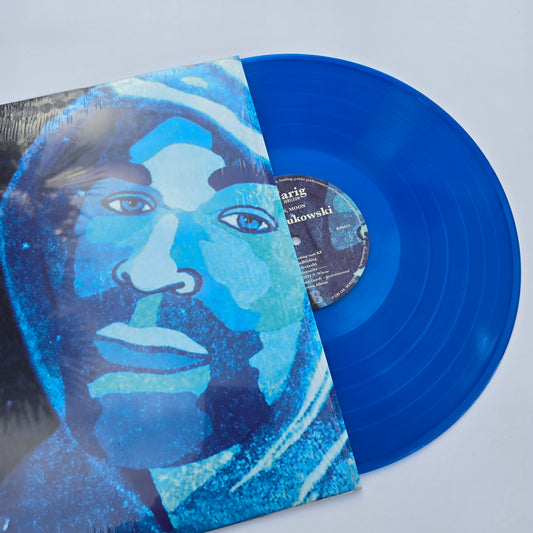 STICKS & MOON - STICK BUKOWSKI 10TH ANNIVERSARY VINYL, BLUE LIMITED EDITION