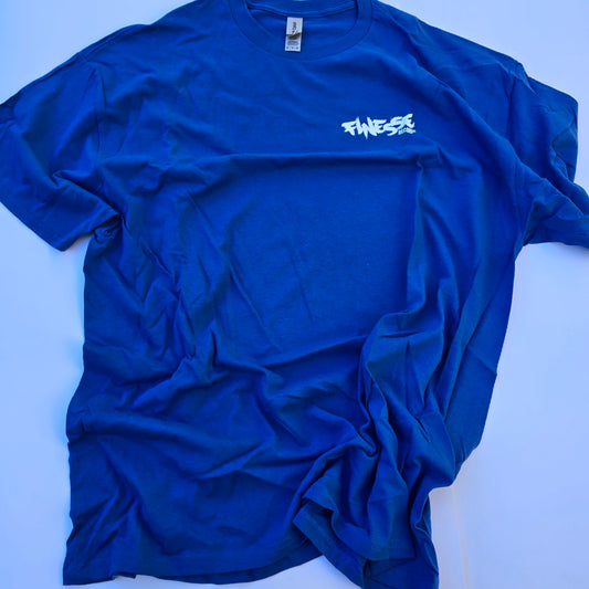 T-SHIRT, FINESSE RECORDS LOGO (BLUE) -NEW!-