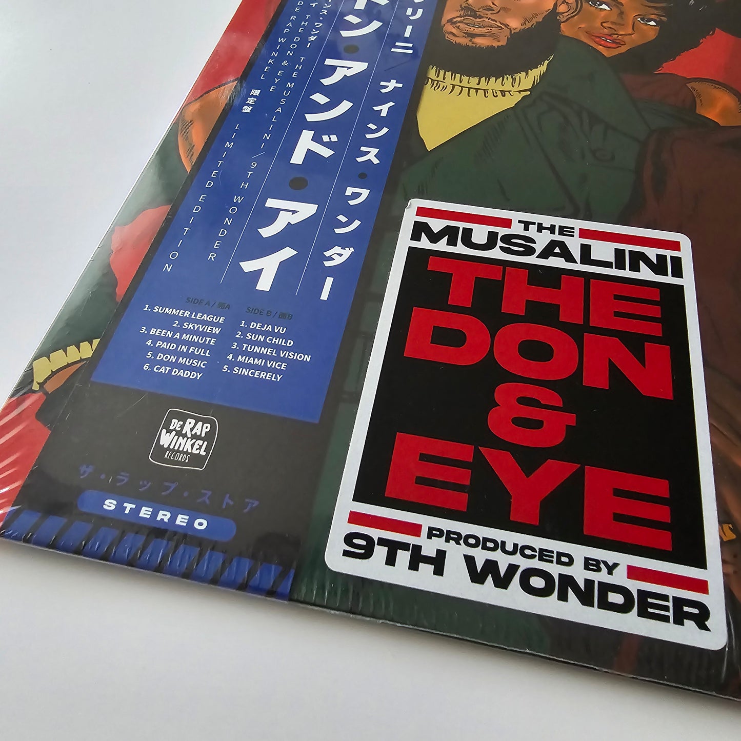 THE MUSALINI X THE 9TH WONDER - THE DON & EYE LIMITED EDITION OBI SPLATTER VINYL