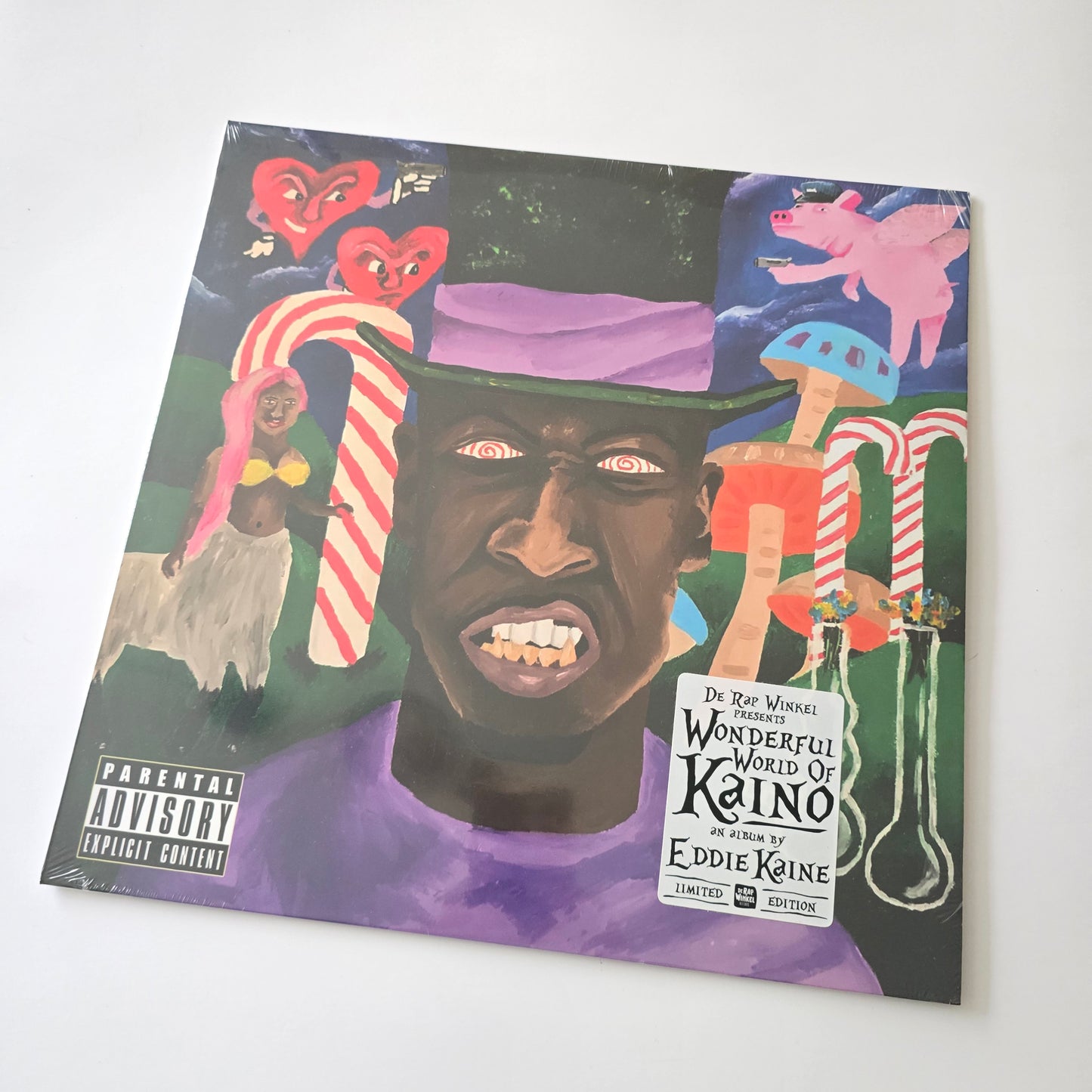 EDDIE KAINE - WONDERFULL WORLD OF KAINO (SEALED) LIMITED EDITION PINK VINYL -NEW!-