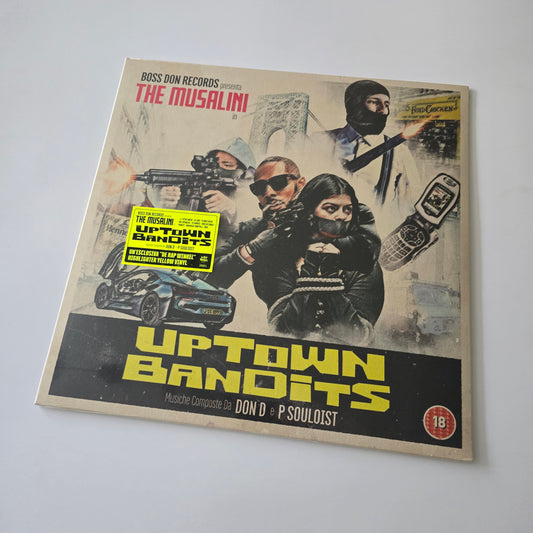 THE MUSALINI - UPTOWN BANDITS (SEALED) LIMITED EDITION HIGHLIGHTER YELLOW VINYL -NEW!-