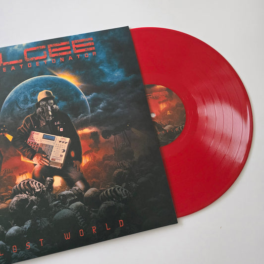 ELGEE DA BEATDETONATOR - LOST WORLD LIMITED EDITION RED VINYL WITH OBI STRIP -NEW!-