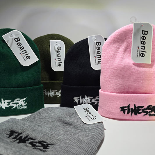 FINESSE RECORDS FLEXFIT CUFFED BEANIE (5 DIFFERENT COLORS) -NEW!-