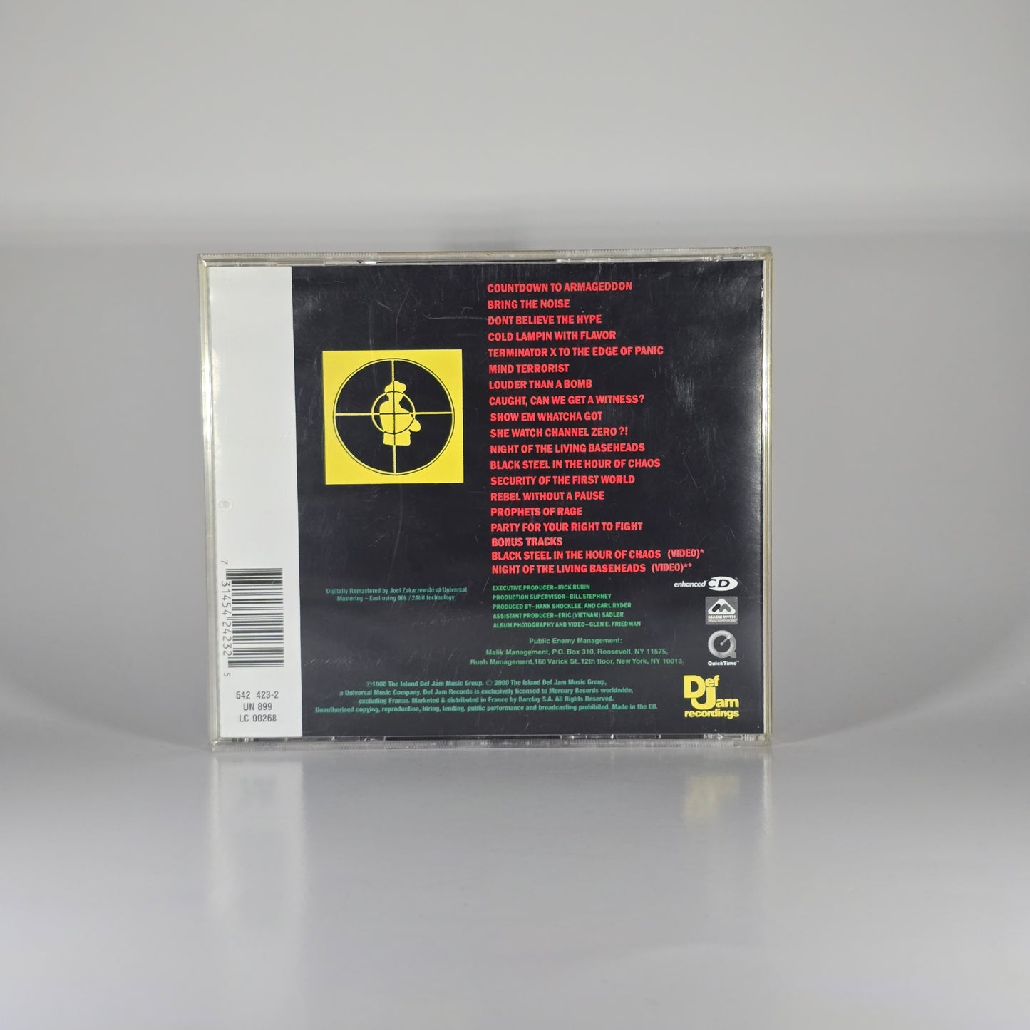 PUBLIC ENEMY - IT TAKES A NATION OF MILLION TO HOLD US BACK CD