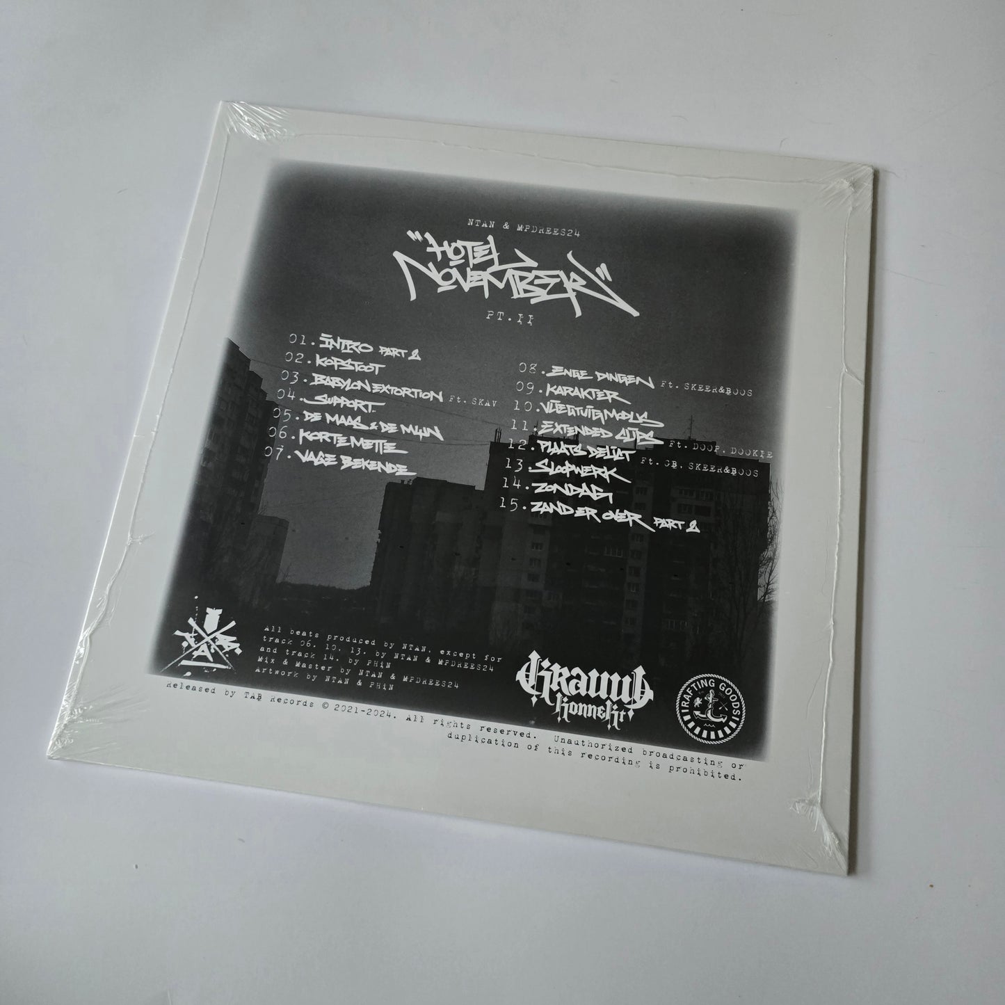 NTAN & MPDREES24 - HOTEL NOVEMBER PT. 2 (SEALED) VINYL -NEW!-