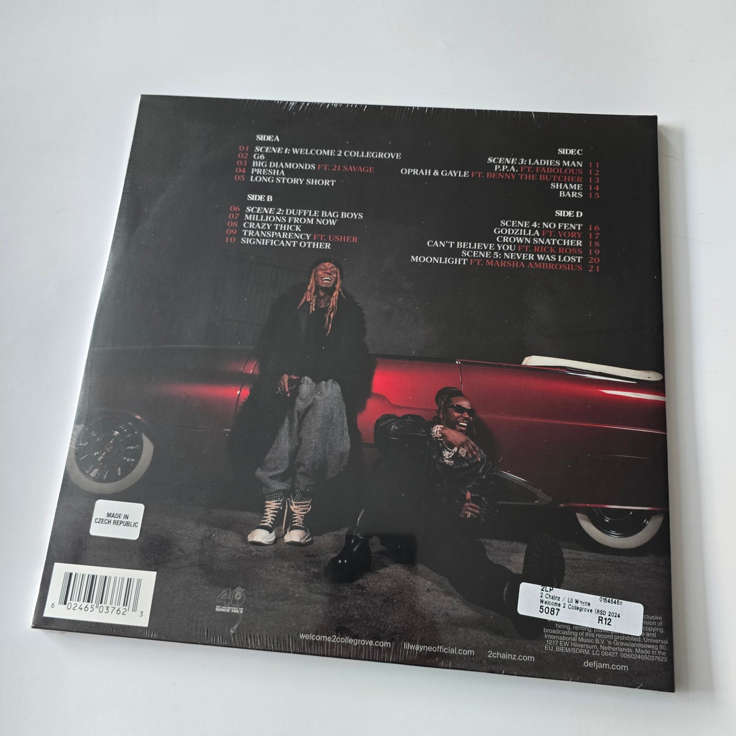 2 CHAINZ X LIL WAYNE - WELCOME TO COLLEGROVE (SEALED) RSD 2024 VINYL -NEW!-