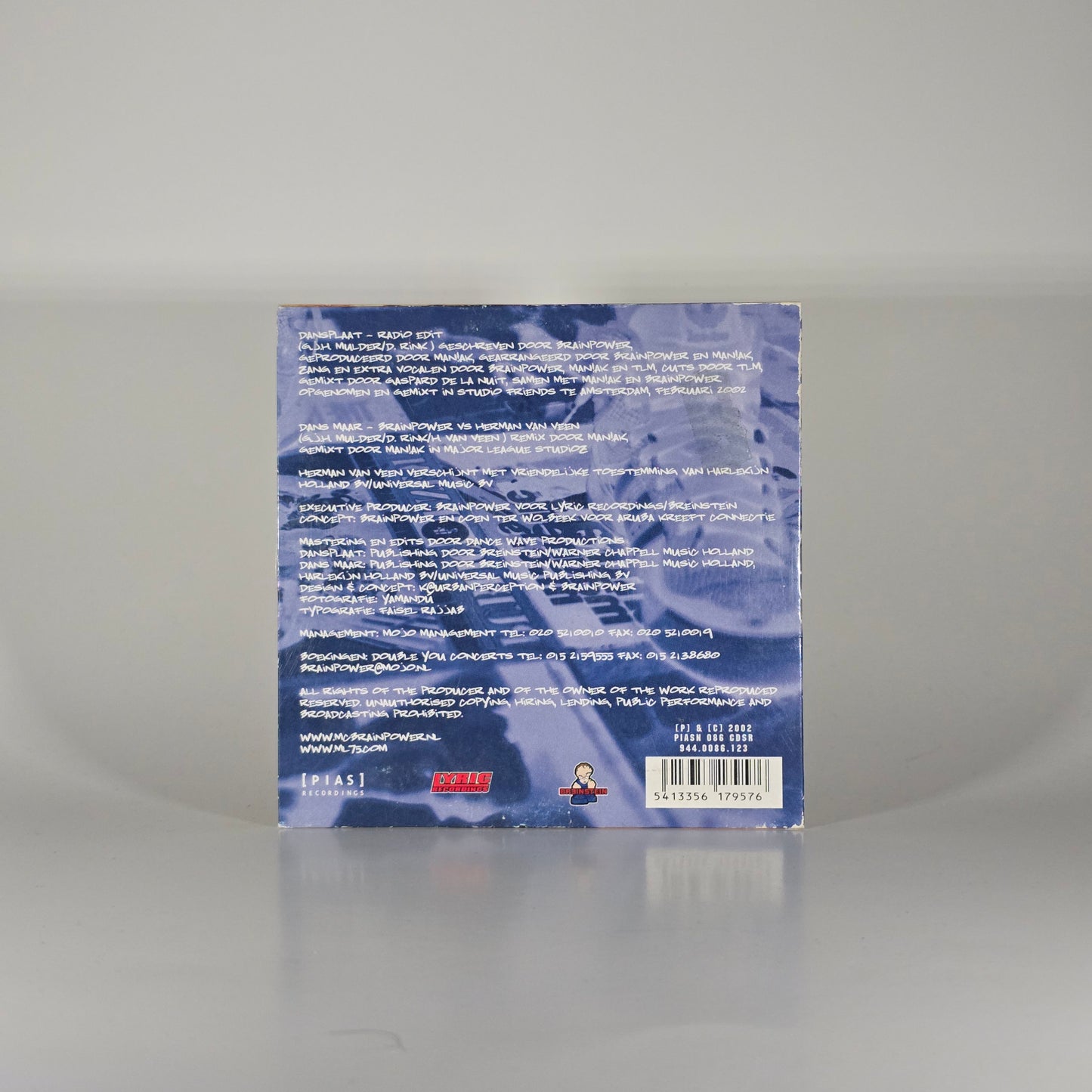 BRAINPOWER - DANSPLAAT CD SINGLE
