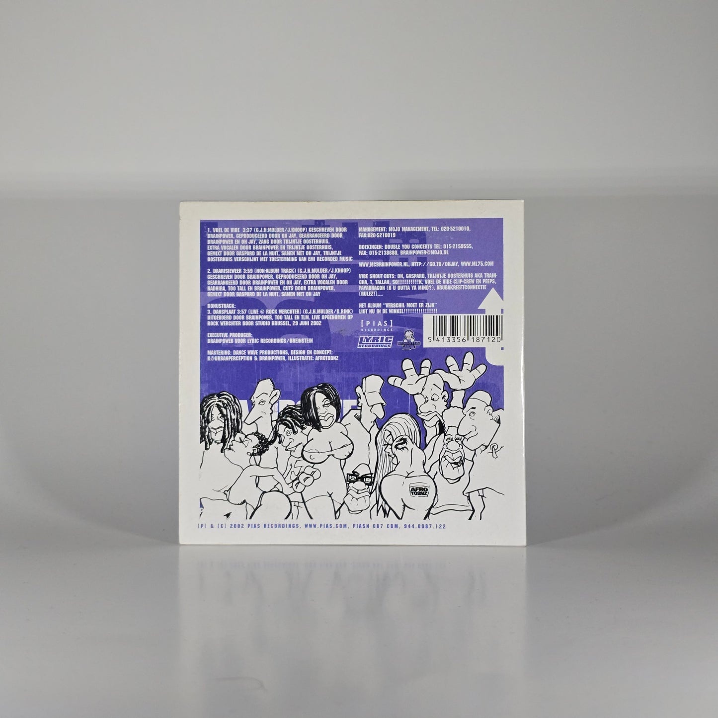 BRAINPOWER - VOEL DE VIBE CD SINGLE