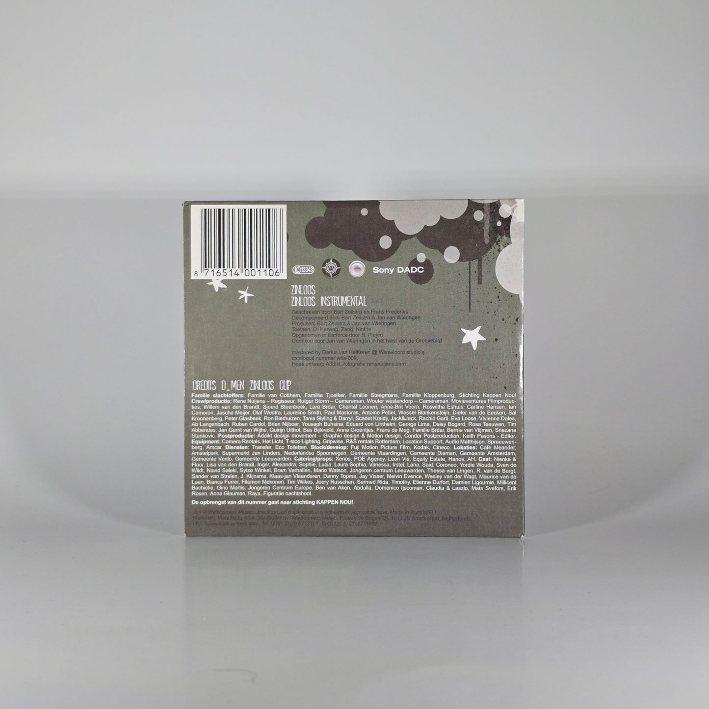 LANGE FRANS & BAAS B - ZINLOOS CD SINGLE