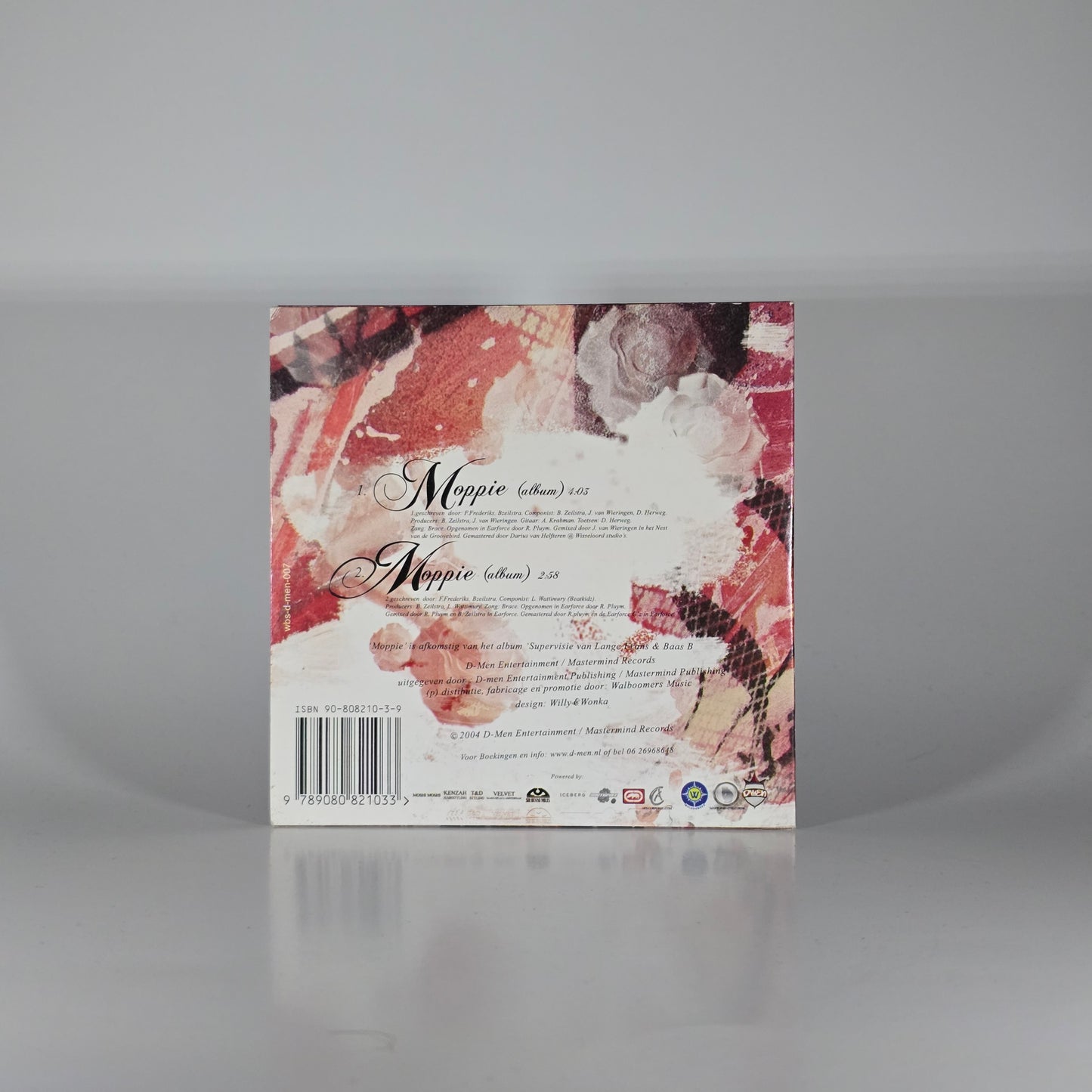 LANGE FRANS & BAAS B FT. BRACE - MOPPIE CD SINGLE
