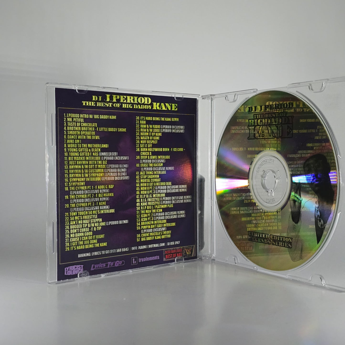 DJ J.PERIOD & BIG DADDY KANE - THE BEST OF BIG DADDY KANE CD