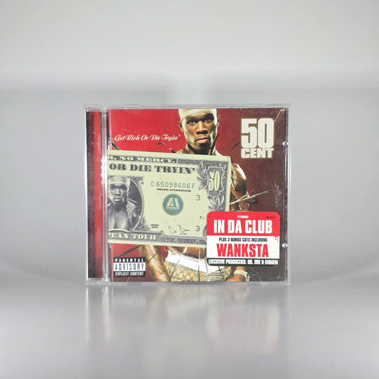 50 CENT - GET RICH OR DIE TRYING CD (INCLUSIEF EUROPEAN TOUR DOLLAR)