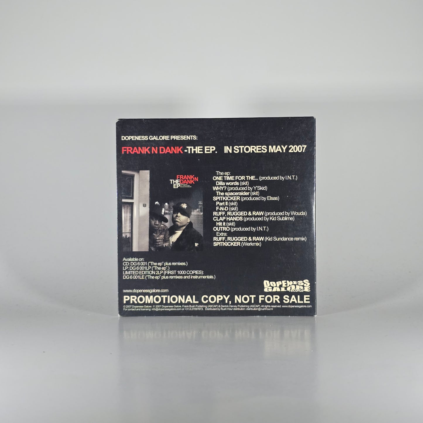 FRANK N DANK - THE EP (PROMO) CD