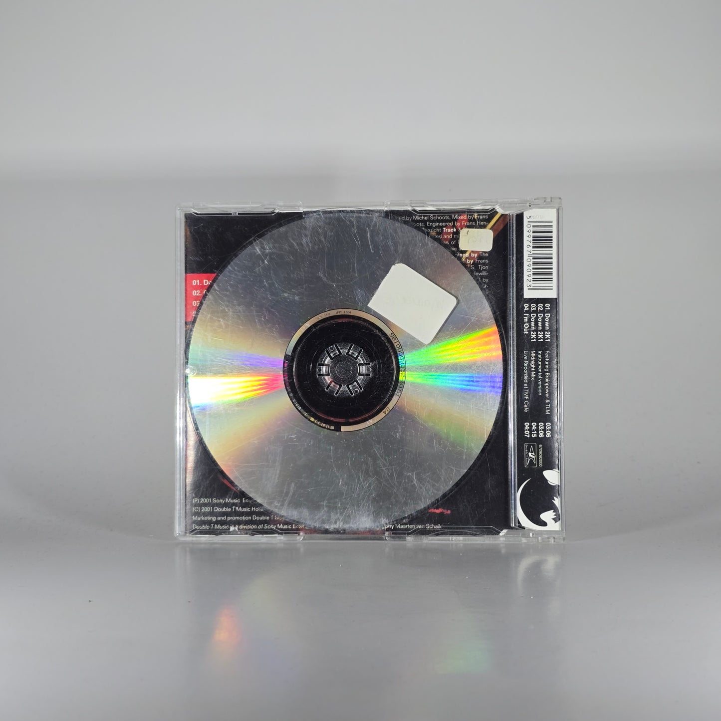 GREEN LIZARD FT. BRAINPOWER & TLM - DOWN 2K1 MAXI CD SINGLE