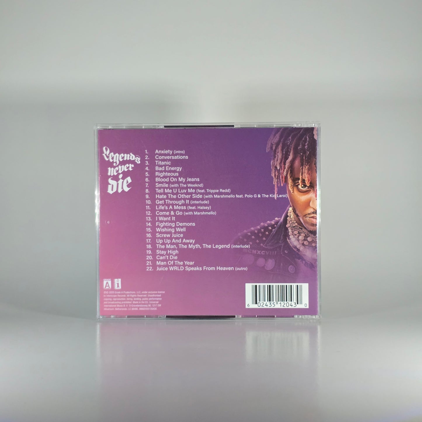JUICE WORLD - LEGENDS NEVER DIE CD