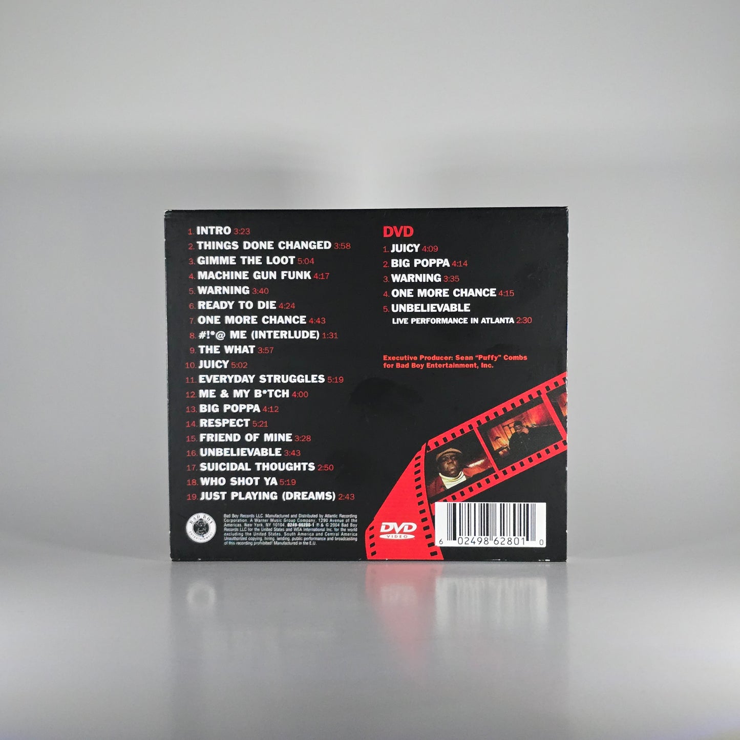 THE NOTORIOUS B.I.G. - READY TO DIE CD + DVD