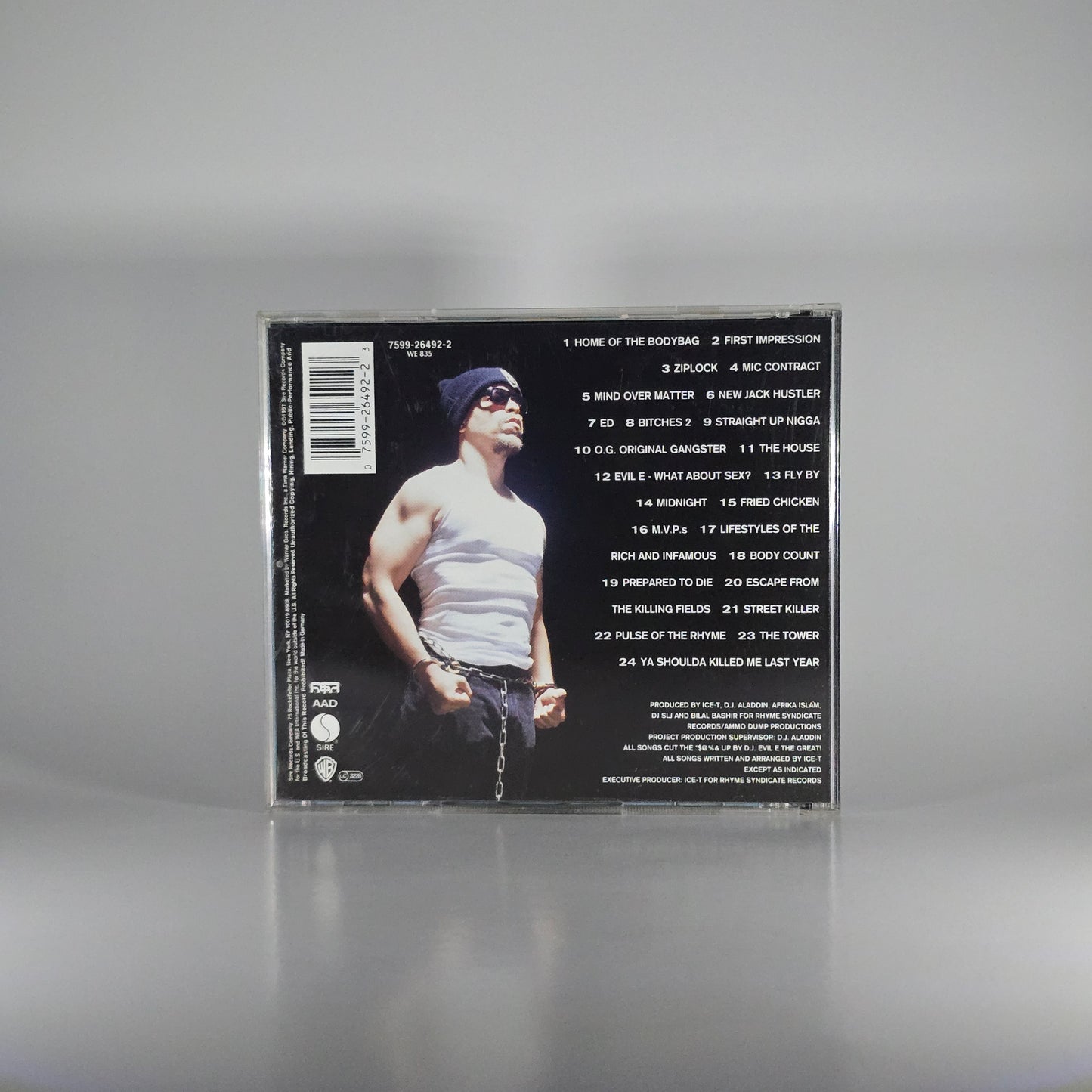 ICE T - ORIGINAL GANGSTER CD