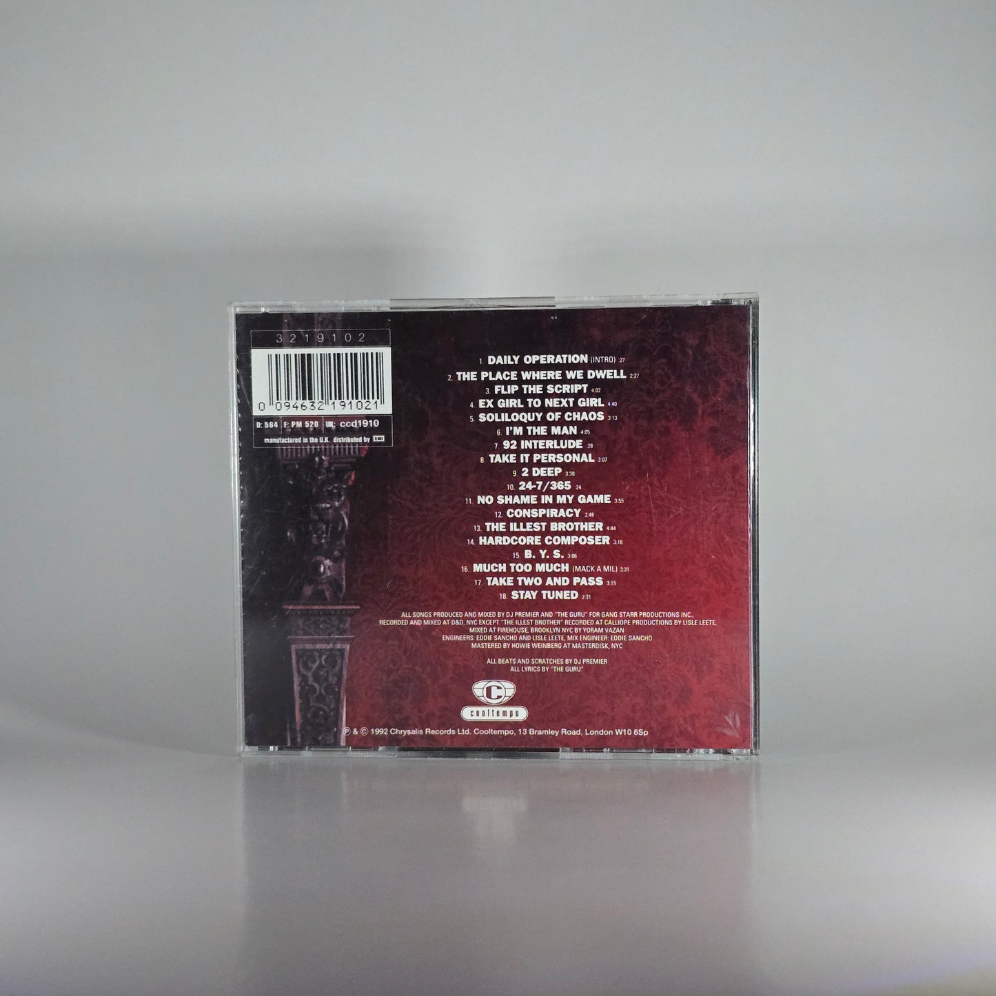 GANG STARR - DAILY OPERATION CD
