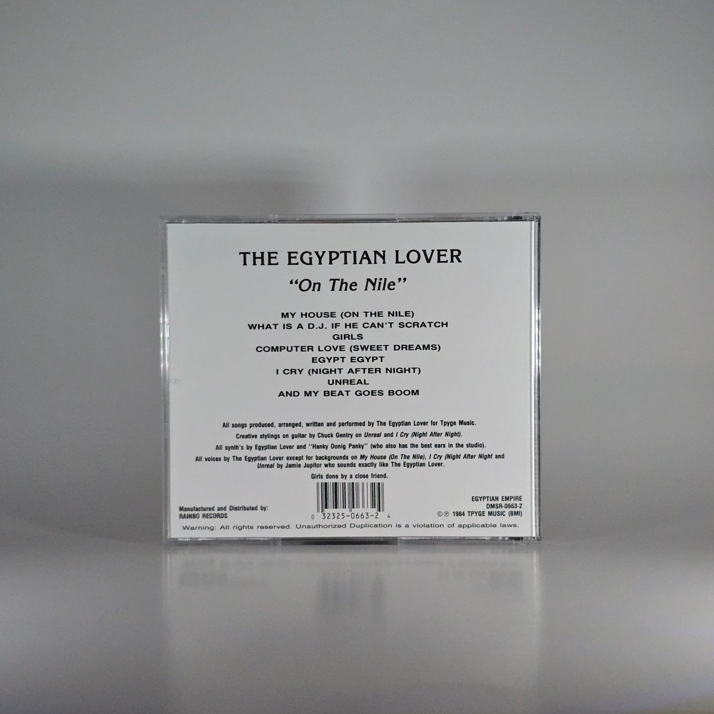 THE EGYPTIAN LOVER - ON THE NILE CD